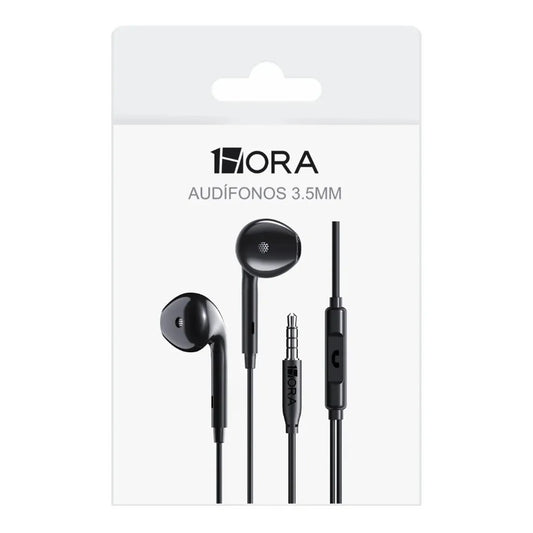 1Hora Audifonos Alambricos 3.5mm